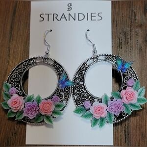 Floral earrings